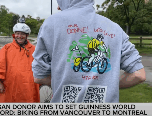 Organ donor cycling towards Guinness World Record