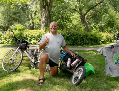 Stéphane Hébert : Traverser le pays à vélo pour sensibiliser au don d’organes